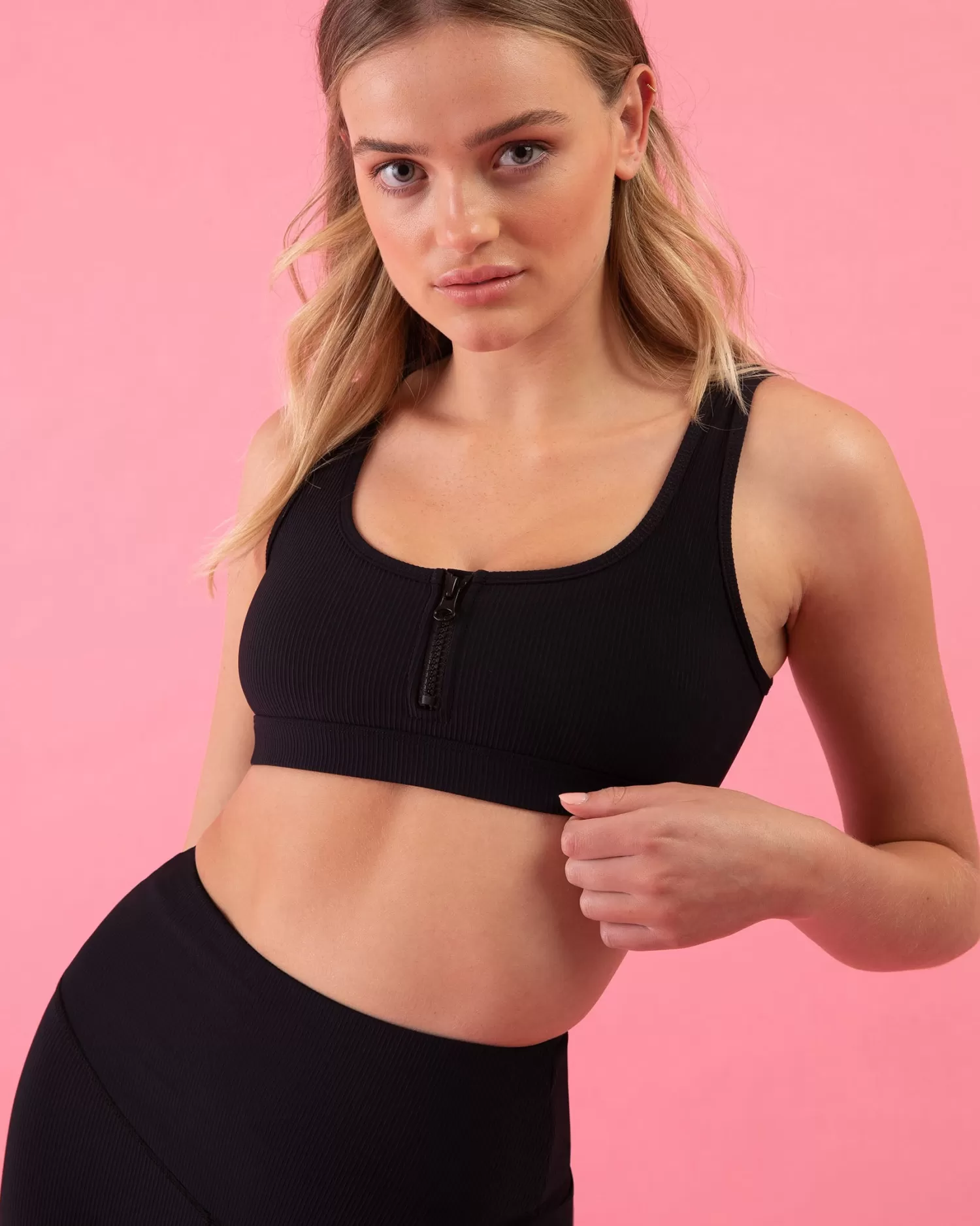 Bloch Play Zip Crop^ Tops | Sports Bras