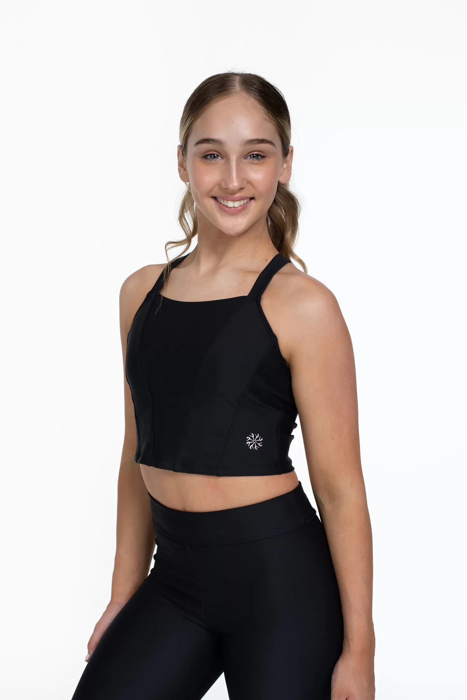 Bloch X Flo Active Shelby Seamed Cross Back Top^ BLOCH x Flo Active | BLOCH x Flo Active