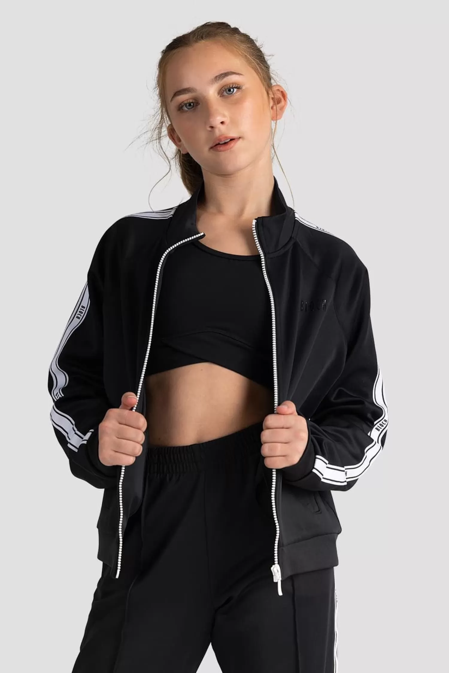 Bloch Childrens Logo Track Jacket^ Tops | Warm-ups