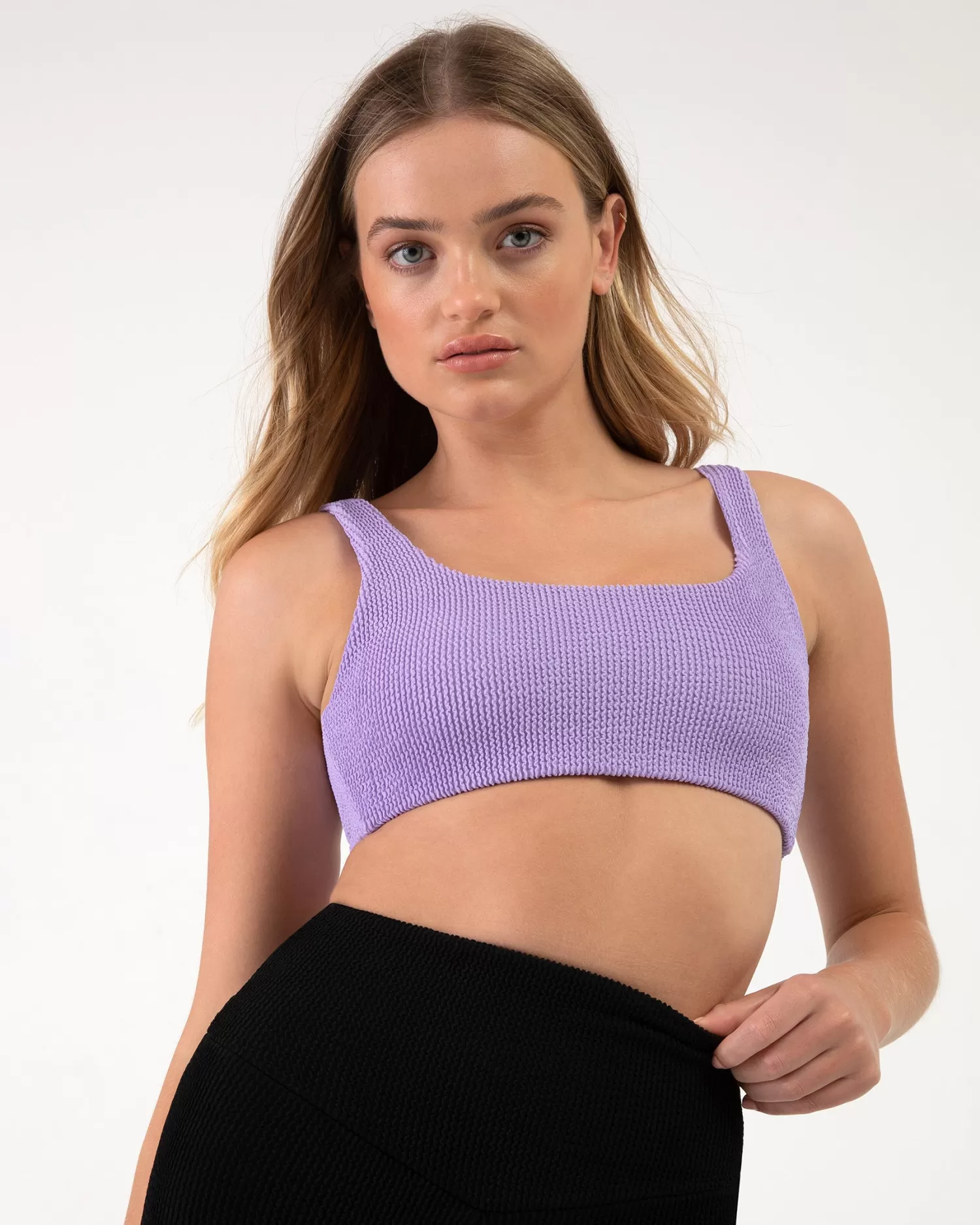 Bloch Crinkle Square Neck Bra^ Tops | Sports Bras