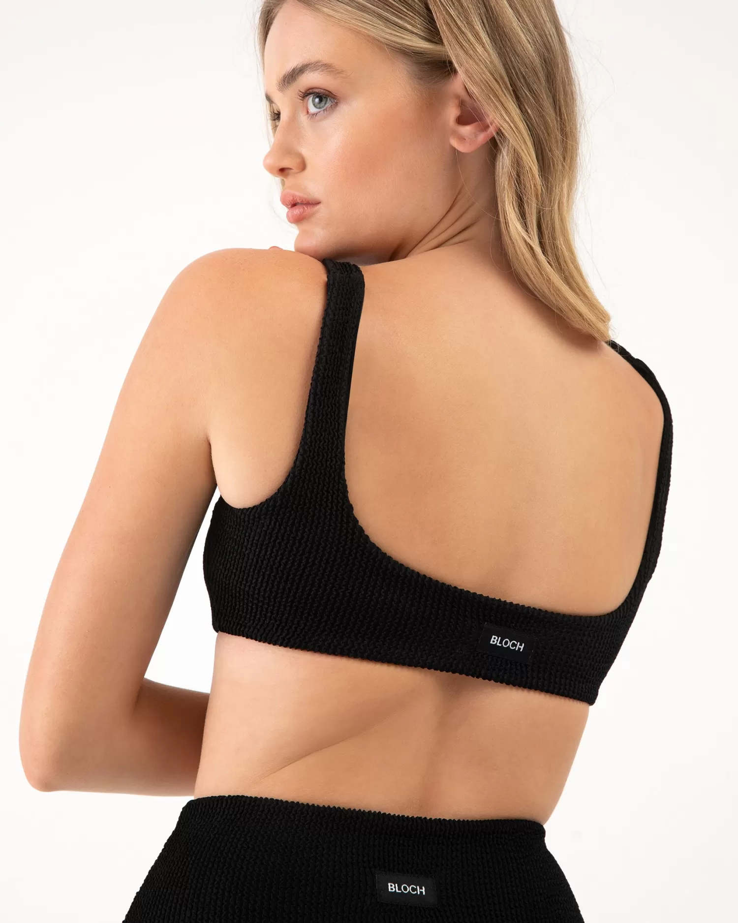 Bloch Crinkle Square Neck Bra^ Tops | Sports Bras