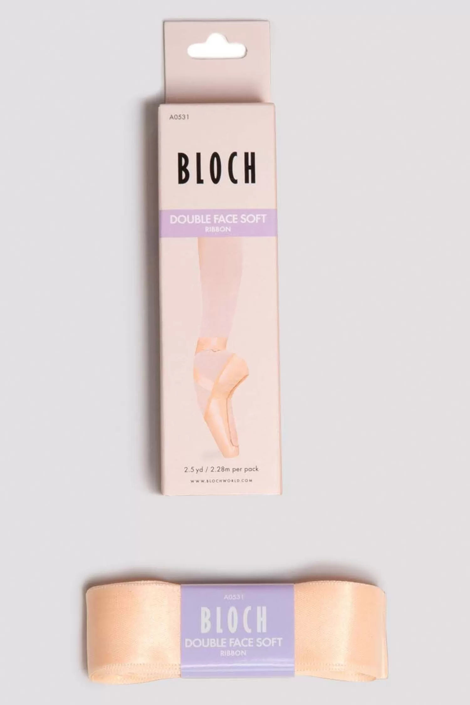 Bloch Double Face Soft Ribbon^ Pointe Shoe Essentials | Ribbons & Elastics