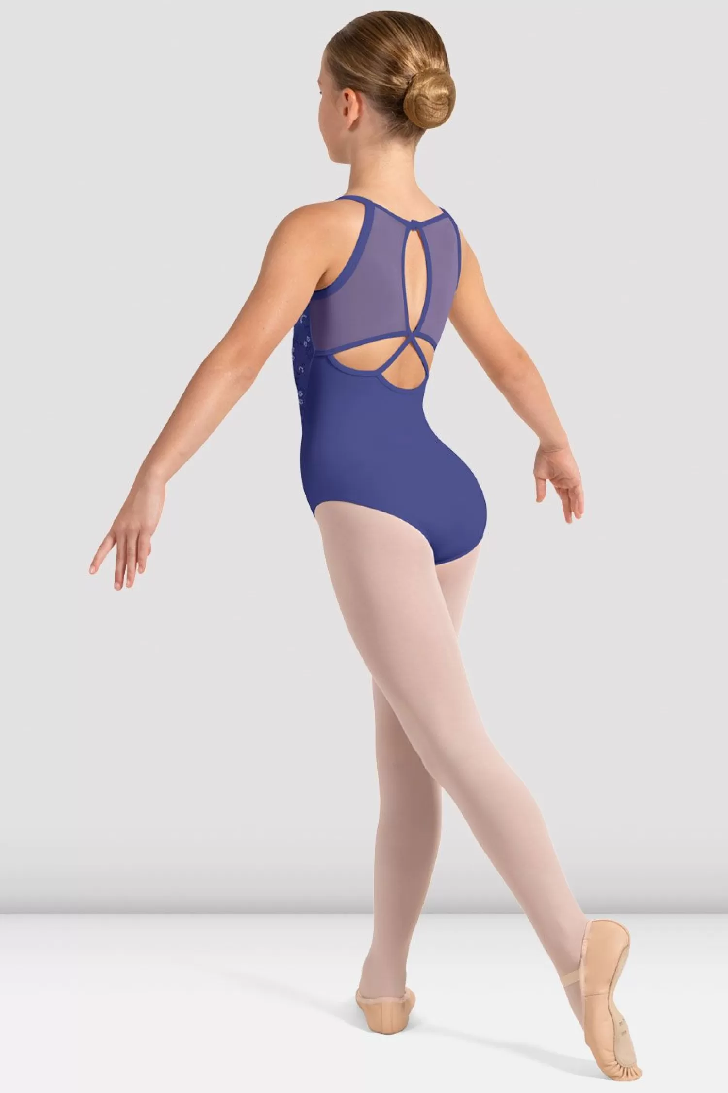 Bloch Girls Laryisa Halterneck Leotard^ Leotards | Girls Bloch Petite Fleurs Collection