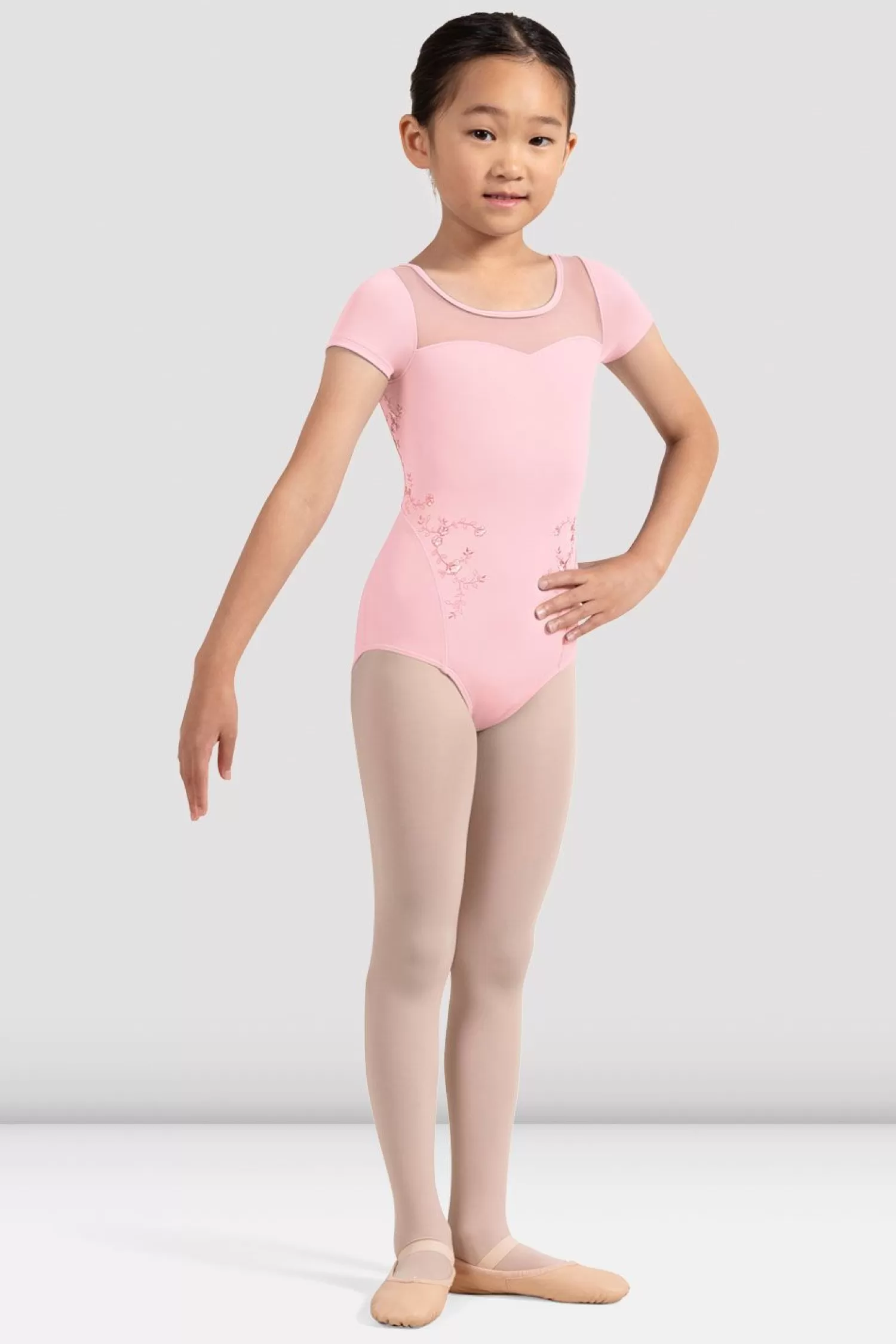 Bloch Girls Leilani Cap Sleeve Leotard^ Leotards | Girls Bloch Petite Fleurs Collection