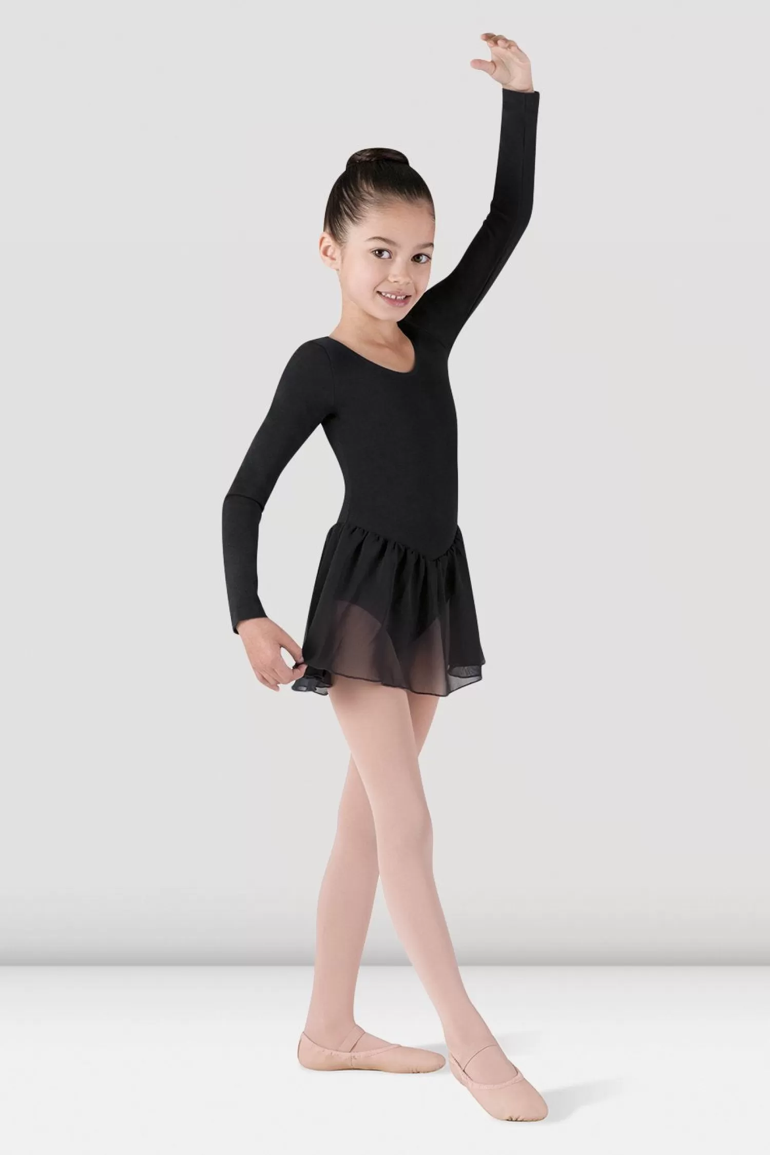 Bloch Girls Long Sleeve Skirted Leotard^ Leotards | Basics