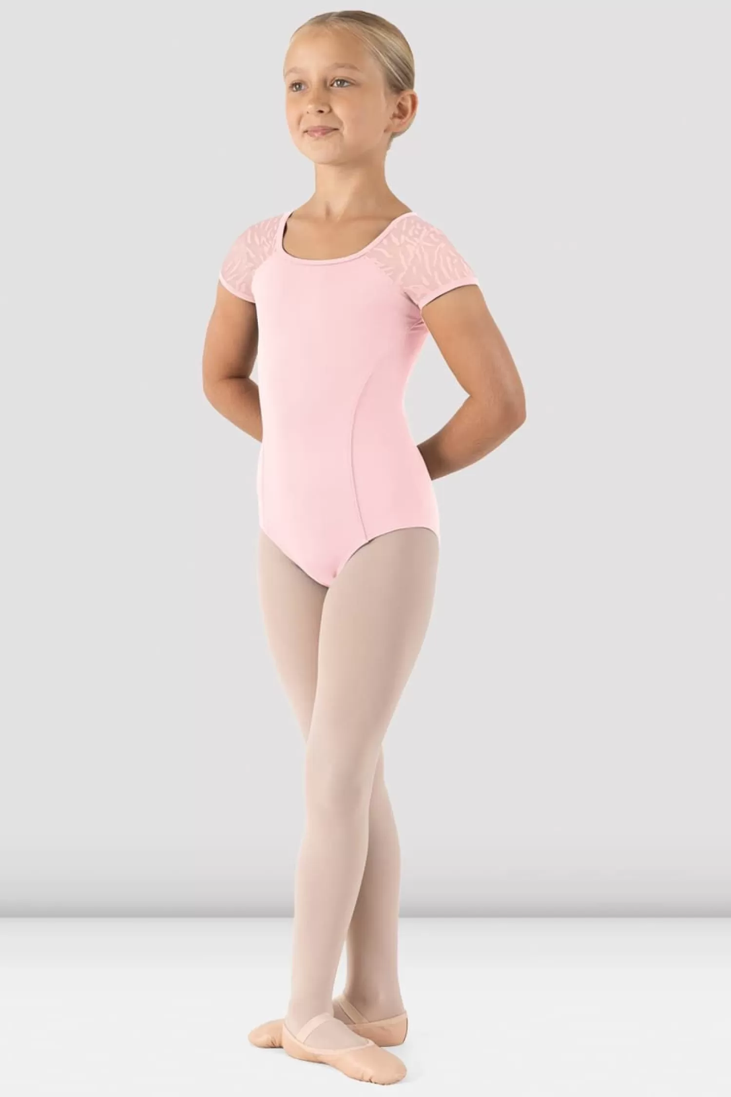 Bloch Girls Macy Cap Sleeve Leotard^ Leotards