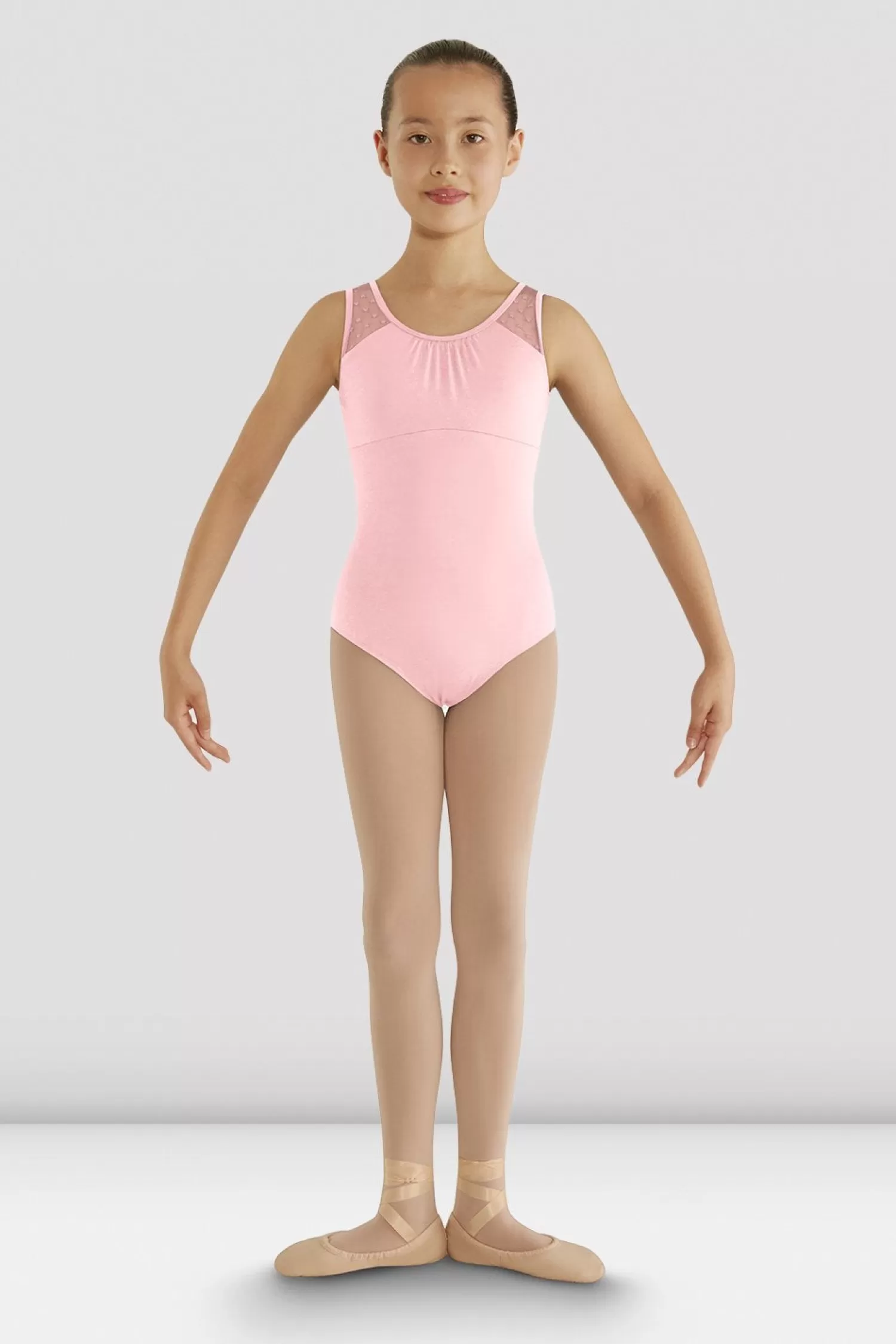 Bloch Girls Miame Heart Mesh Leotard^ Performance | Leotards