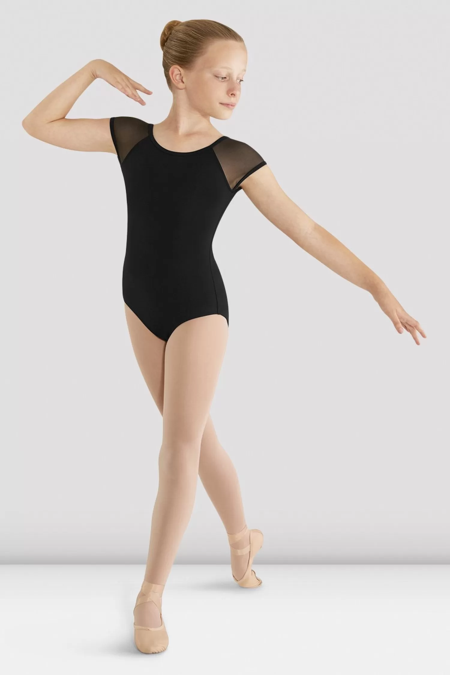 Bloch Girls Mirella Mesh Cap Sleeve Leotard^ Leotards | Basics