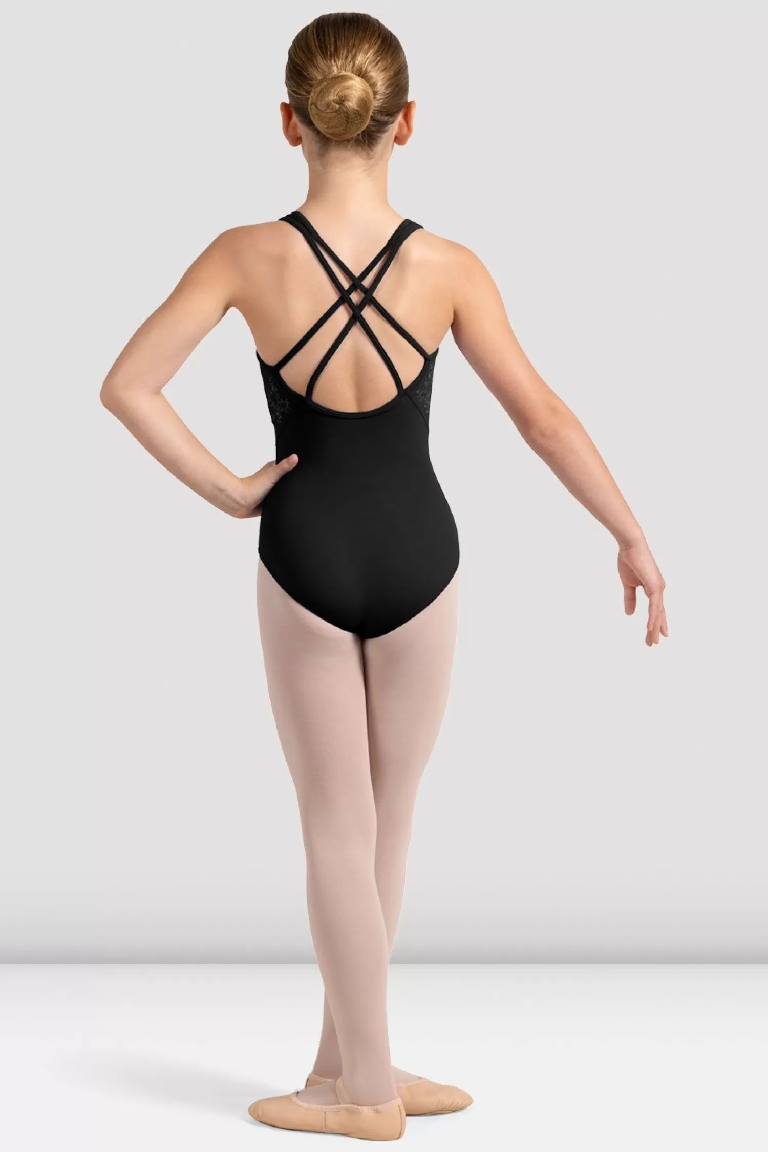 Bloch Girls Primrose Cross Back Leotard^ Leotards | Girls Bloch Petite Fleurs Collection