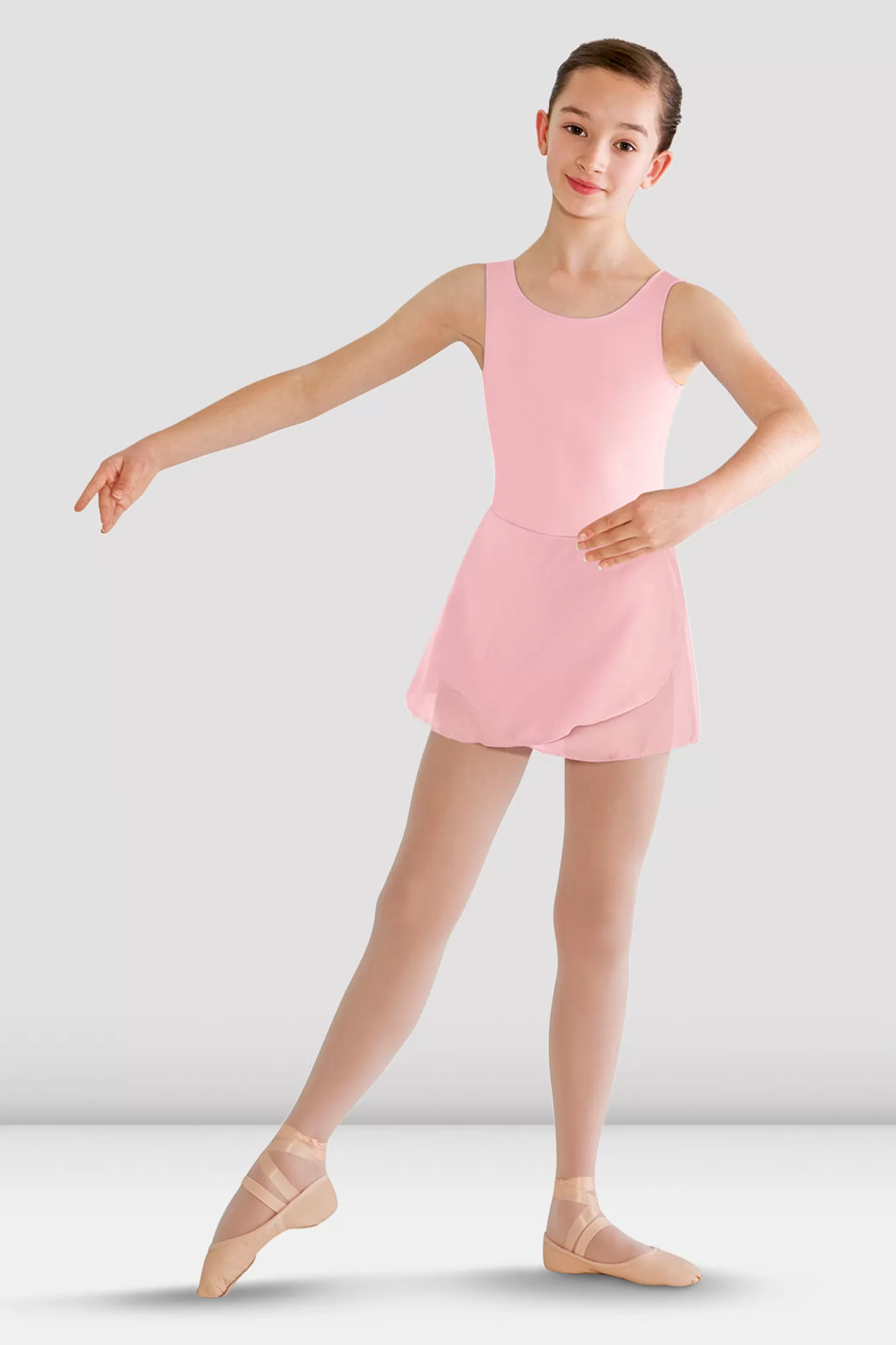 Bloch Girls Riya Skirted Tank Leotard^ Leotards | Basics