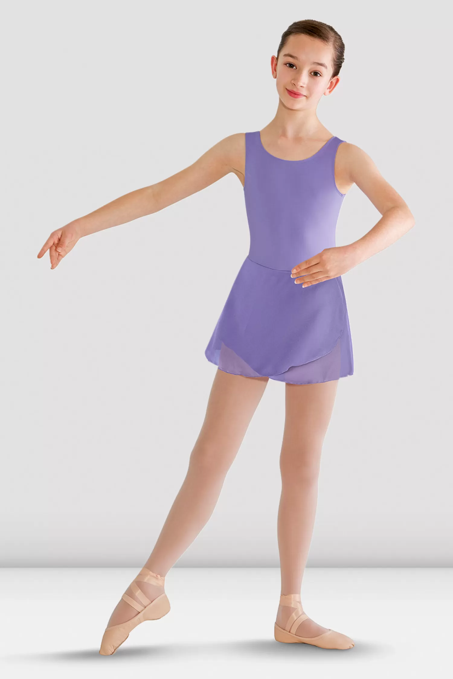 Bloch Girls Riya Skirted Tank Leotard^ Leotards | Basics