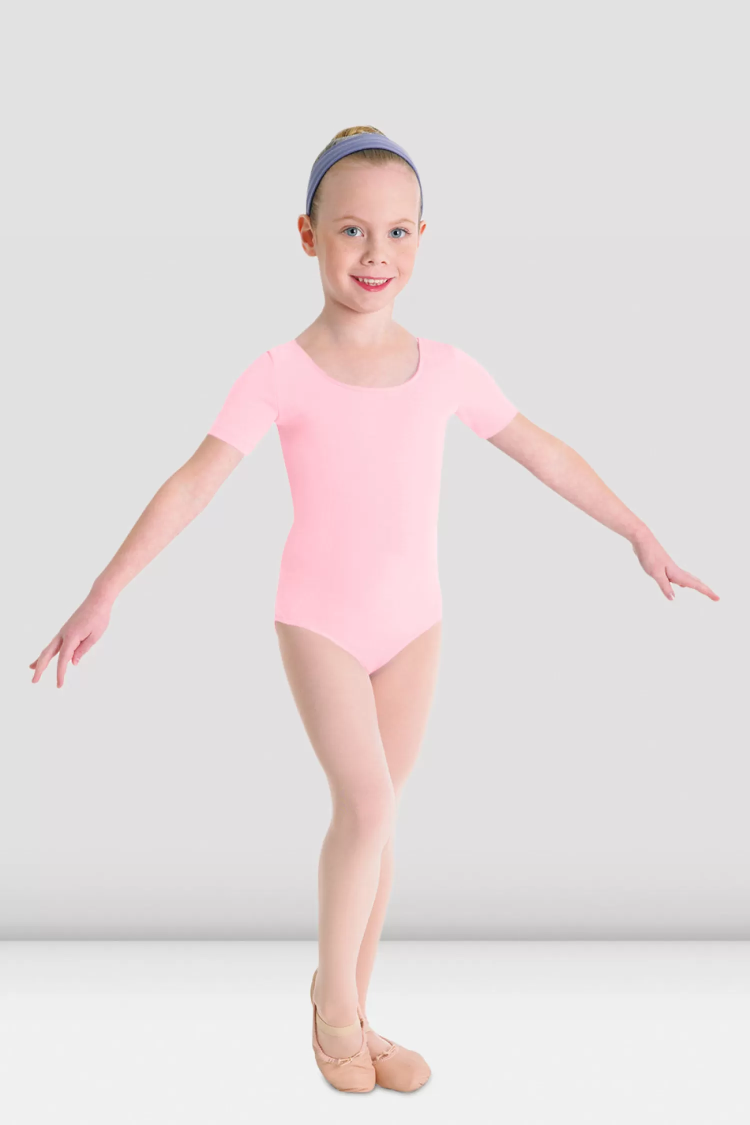 Bloch Girls Short Sleeve Round Neck Leotard^ Leotards | Basics