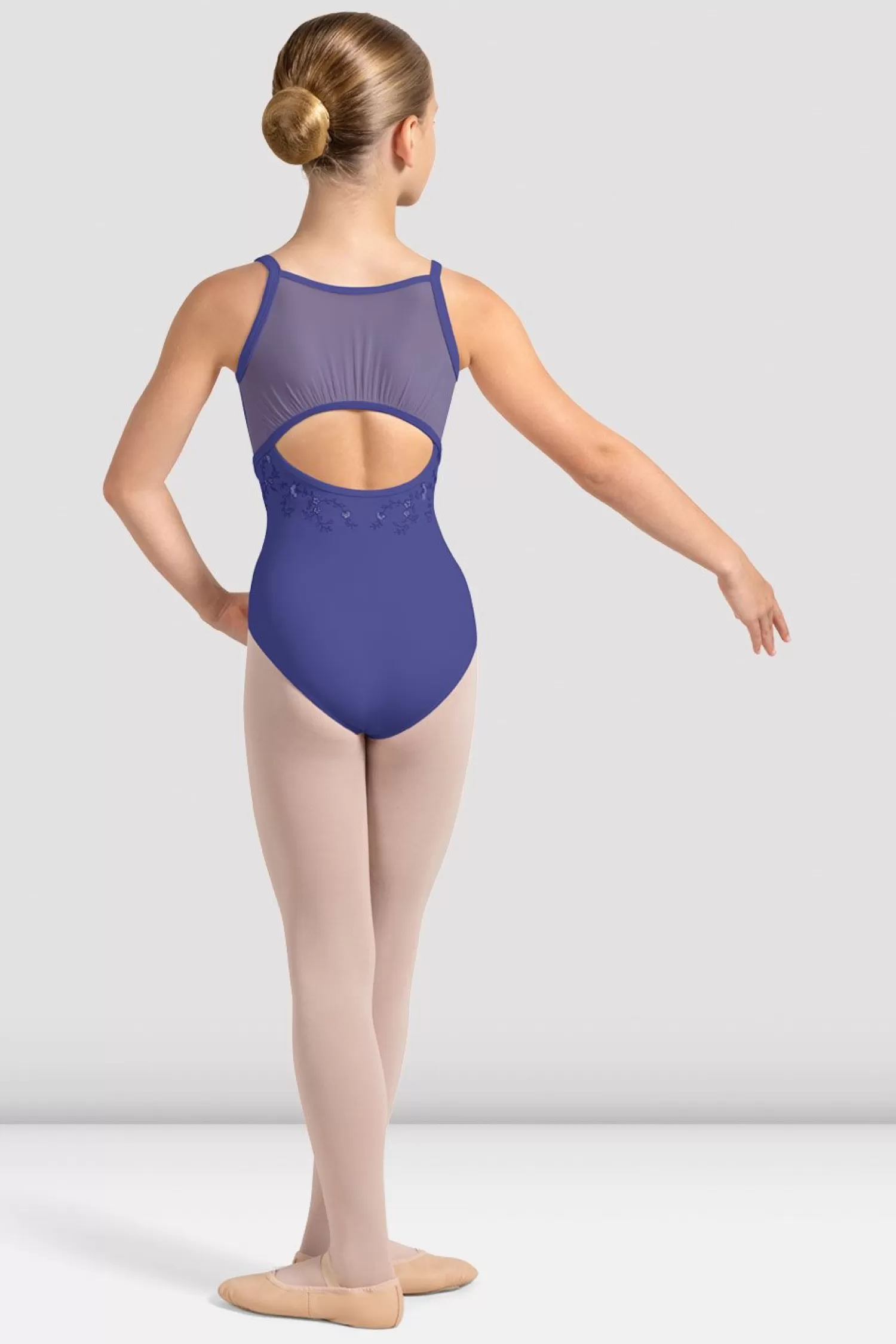 Bloch Girls Violet Camisole Leotard^ Leotards | Girls Bloch Petite Fleurs Collection