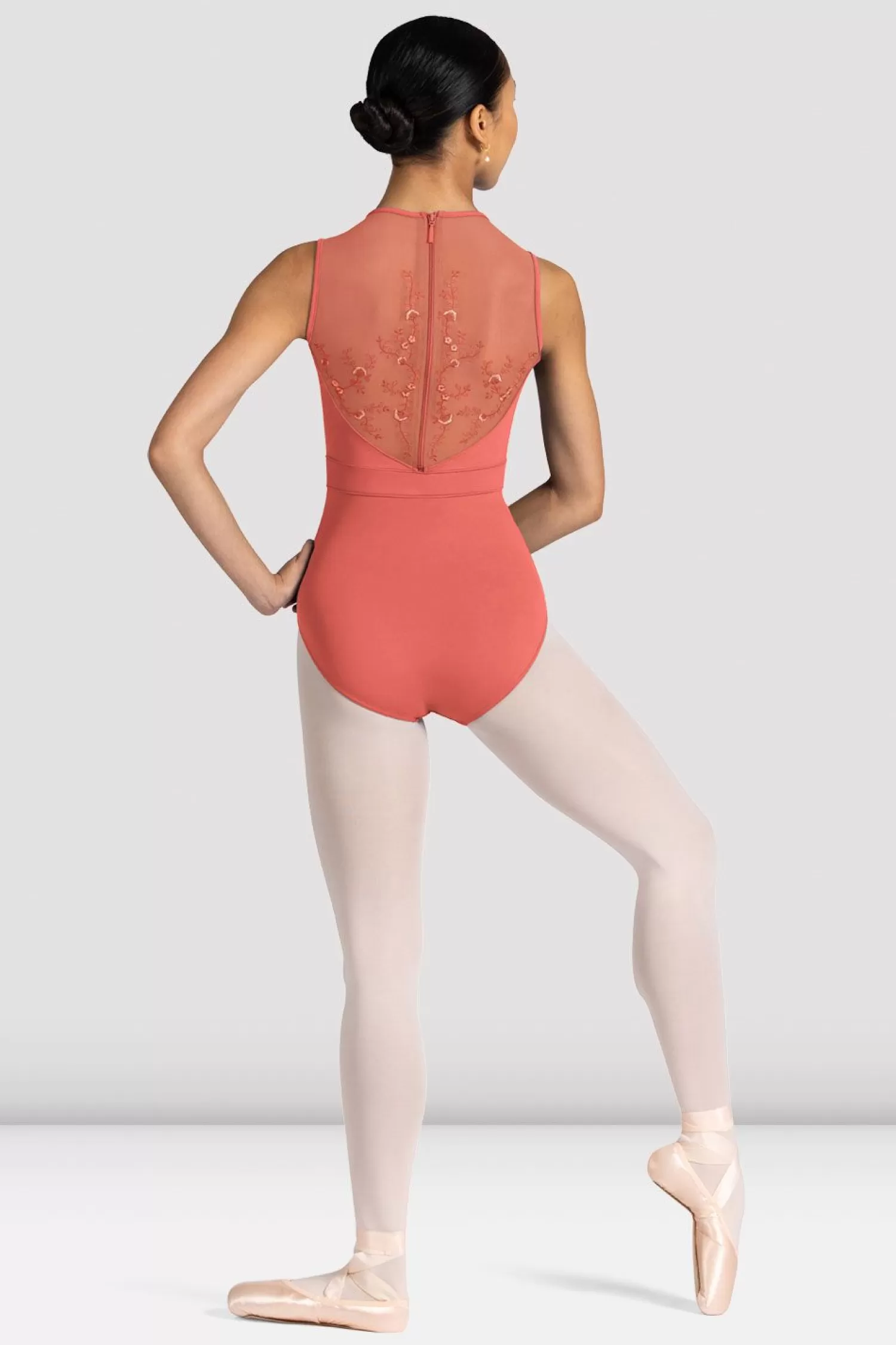 Bloch Ladies Alyssa Floral Zip Back Leotard^ Leotards | Bloch Fleurs Collection