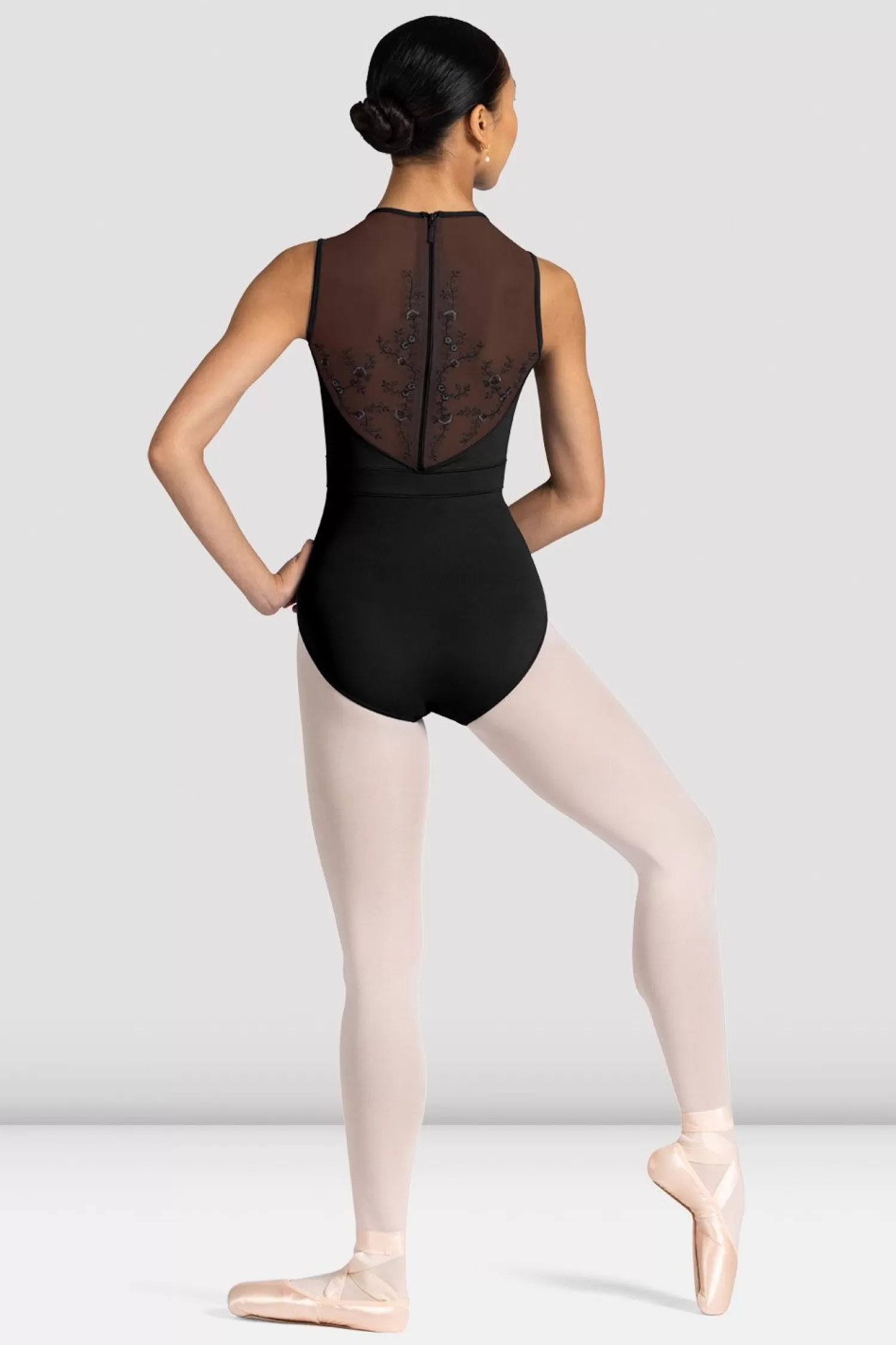 Bloch Ladies Alyssa Floral Zip Back Leotard^ Leotards | Bloch Fleurs Collection