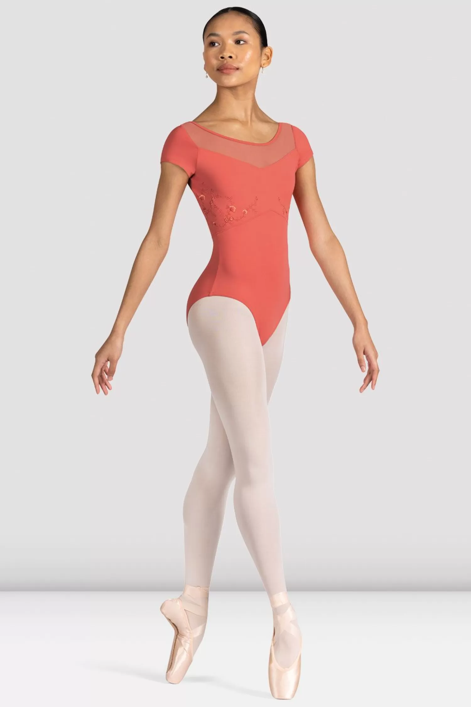 Bloch Ladies Aster Floral Cap Sleeve Leotard^ Leotards | Bloch Fleurs Collection