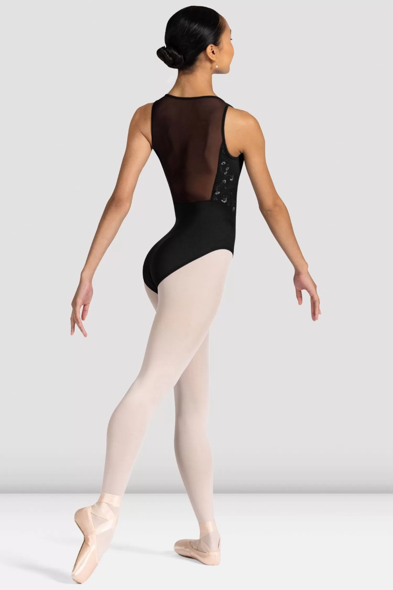 Bloch Ladies Azalea Floral Mesh Back Leotard^ Leotards | Bloch Fleurs Collection