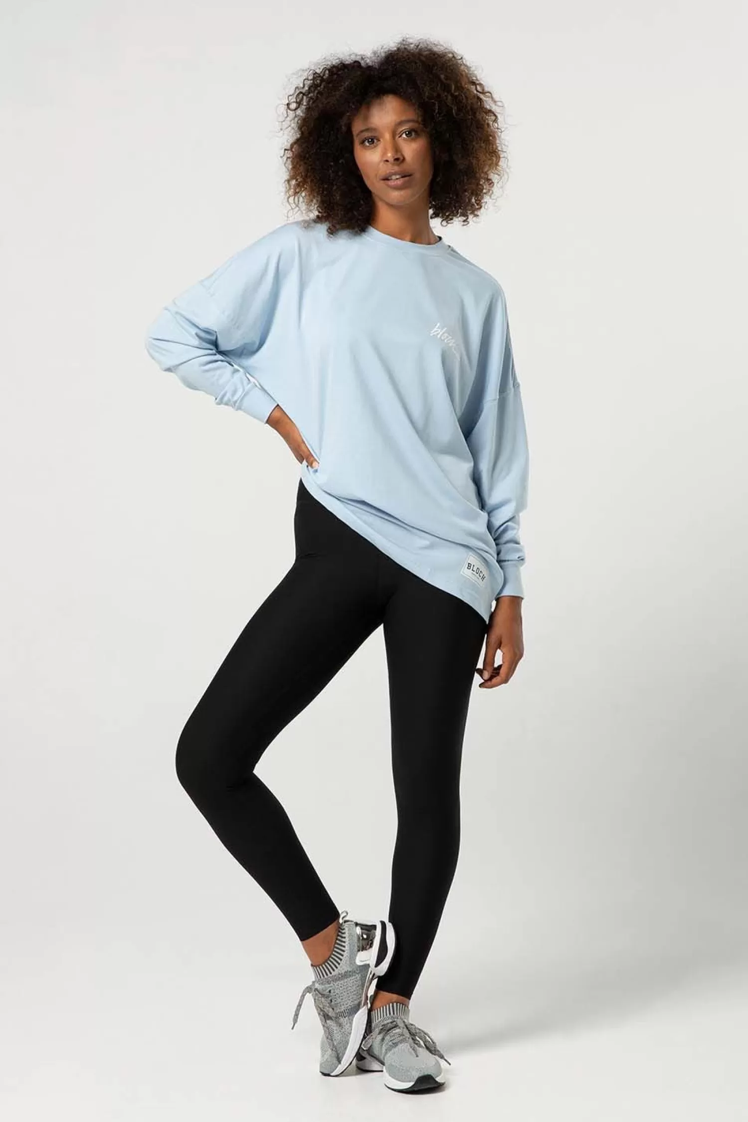 Bloch Ladies Print Oversized Long Sleeve Tee^ Tops