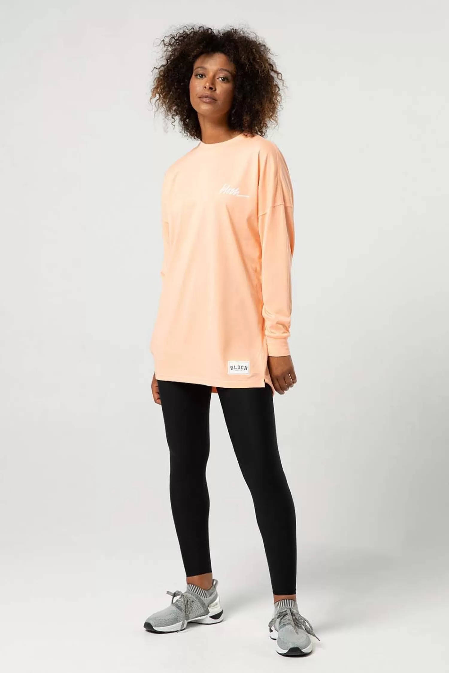 Bloch Ladies Print Oversized Long Sleeve Tee^ Tops