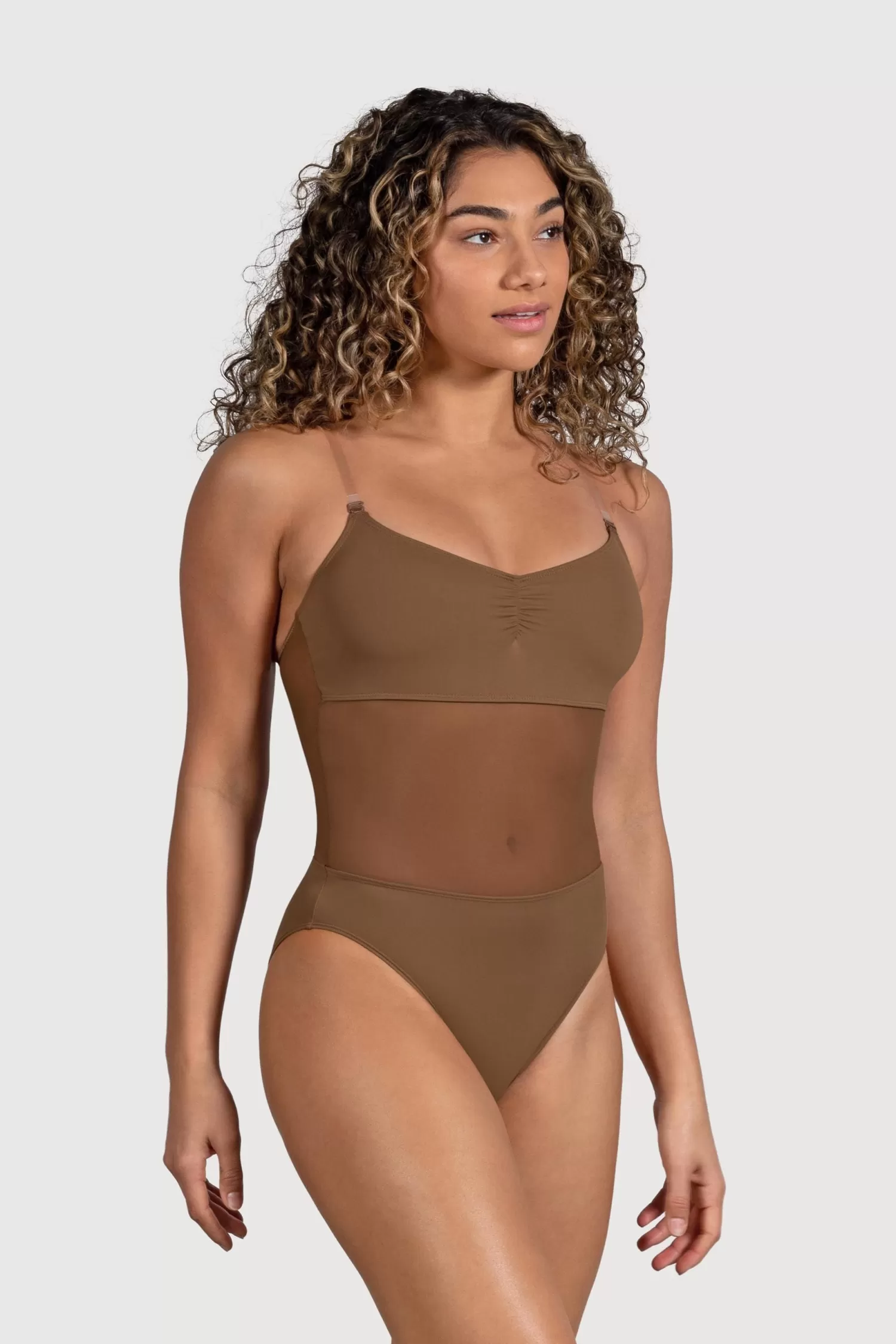 Bloch Ladies Cordelia Mesh Panel Bodysuit^ Underwear