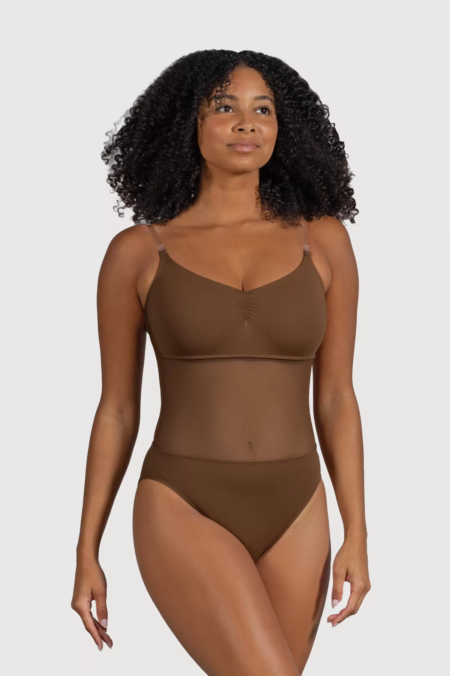 Bloch Ladies Cordelia Mesh Panel Bodysuit^ Underwear