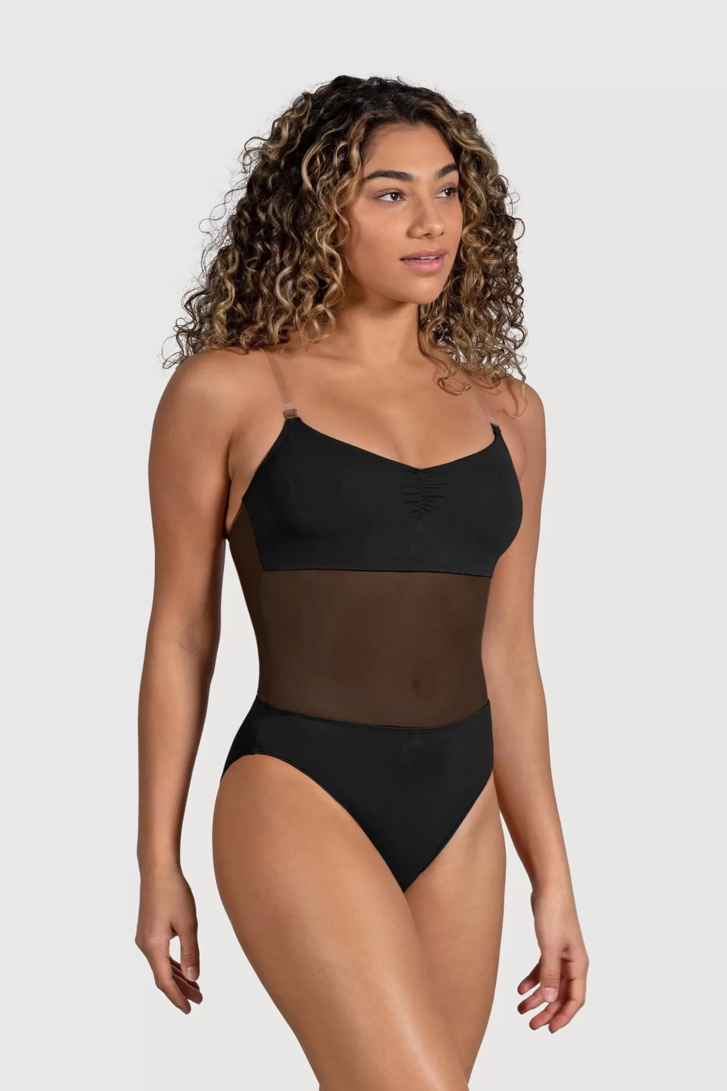 Bloch Ladies Cordelia Mesh Panel Bodysuit^ Underwear