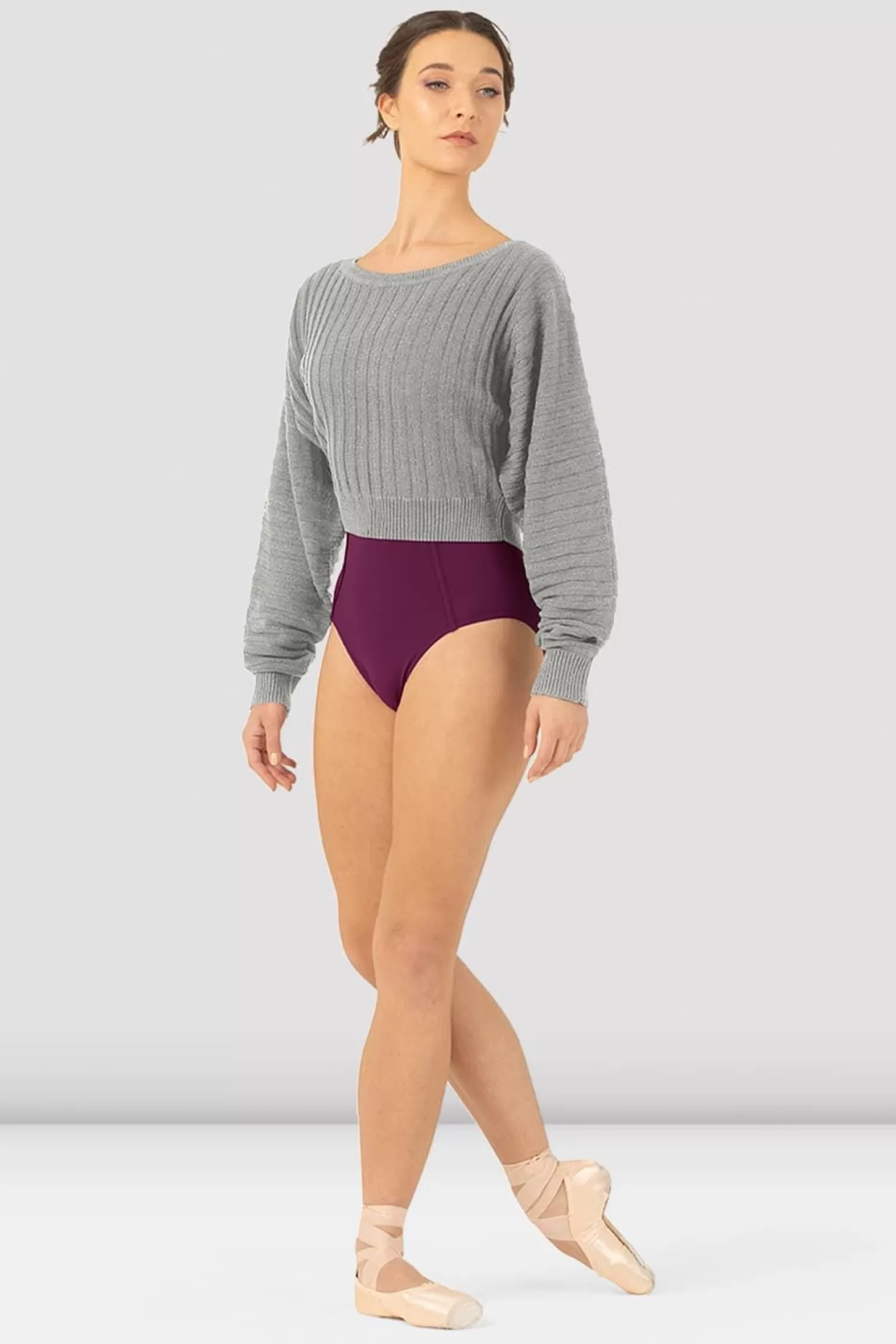 Bloch Ladies Everlyn Cropped Sweater^ Tops | Warm-ups