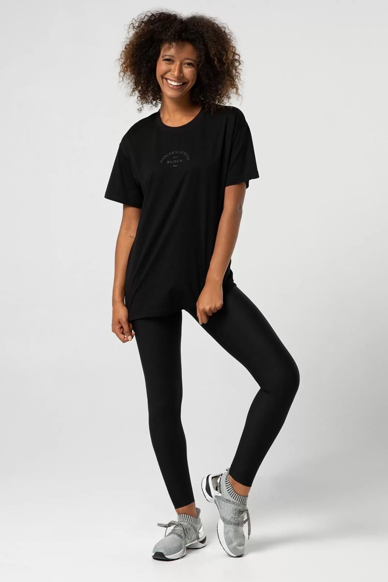 Bloch Ladies Tonal Print Oversized Tee^ Tops