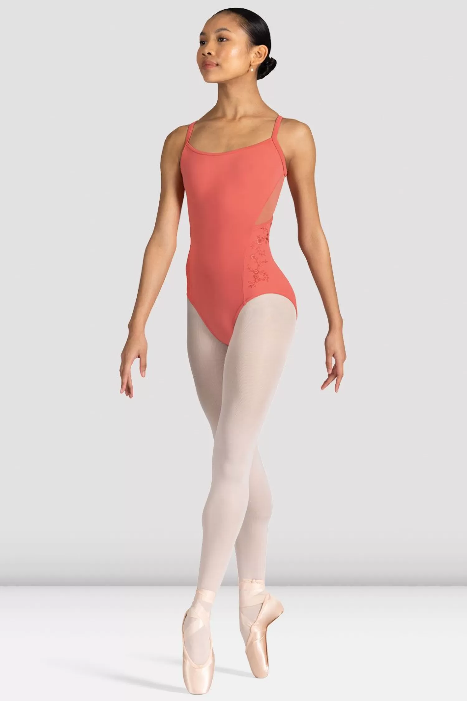 Bloch Ladies Zinnia Floral Scoop Neck Leotard^ Leotards | Bloch Fleurs Collection