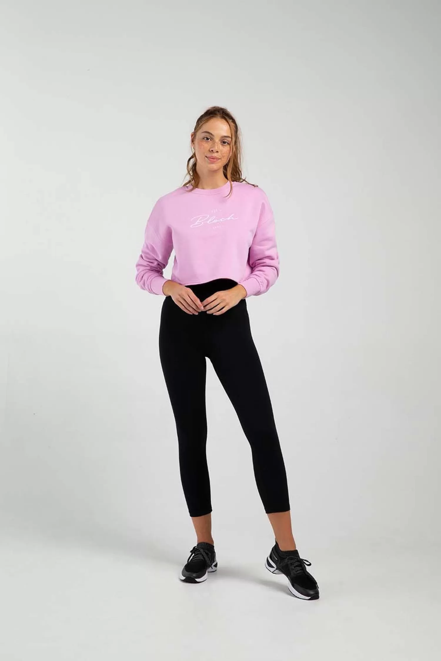 Bloch Off-Duty Terry Cropped Crew^ Tops | Warm-ups