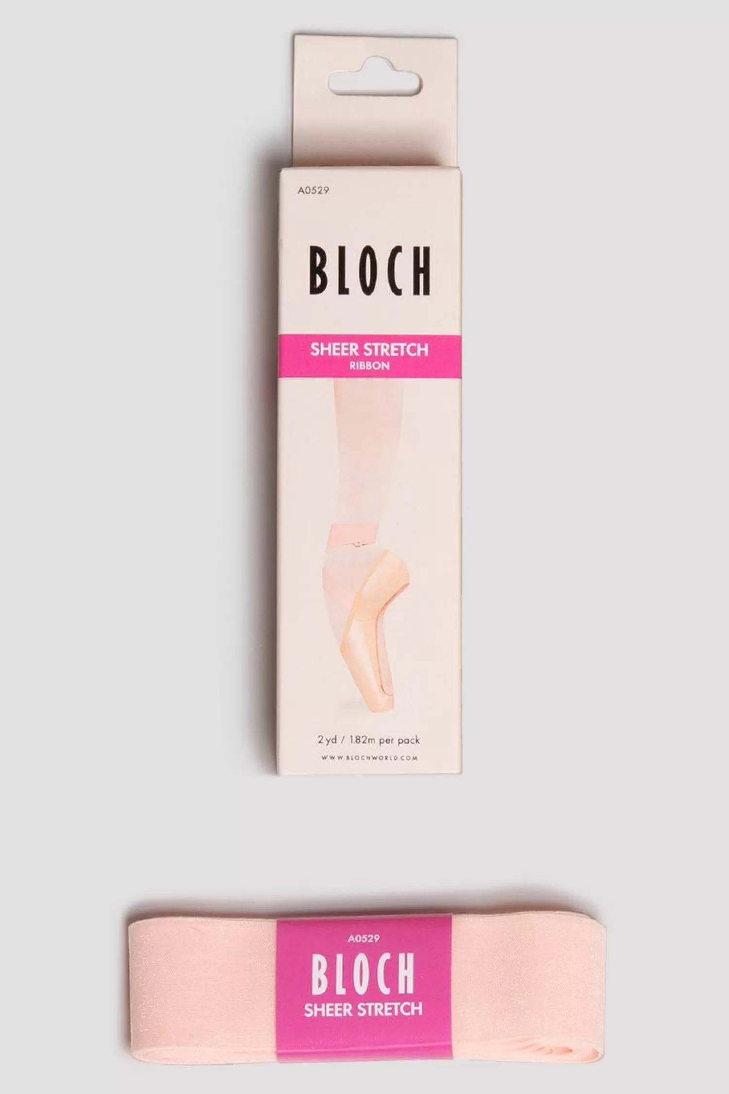 Bloch Sheer Stretch Ribbon^ Pointe Shoe Essentials | Ribbons & Elastics